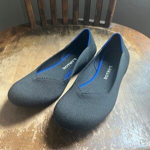 Rothy’s The Flat in black, size 8